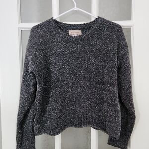 Philosophy Charcoal Sparkle Crewneck Sweater